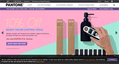 Desktop Screenshot of pantone.com