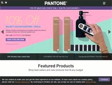 Tablet Screenshot of pantone.com