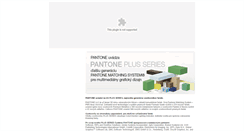 Desktop Screenshot of pantone.sk