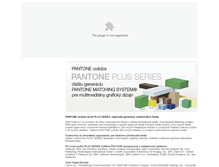Tablet Screenshot of pantone.sk