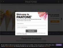 Tablet Screenshot of global.pantone.com